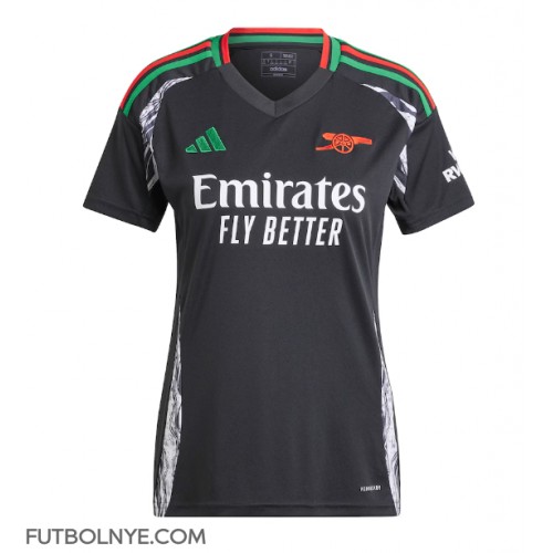 Camiseta Arsenal Visitante Equipación para mujer 2024-25 manga corta